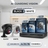 AI Guarding Vision 6MP Security System: 4/8/16 Channel NVR Kits with Active Deterrence Turret Cameras, Red/Blue Flashing Lights, Two-Way Audio, and 2TB/4TB HDD – Available in Black or White