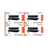 Hikvision 4MP IP Security Camera System Kit – 4, 8 & 16 Channel 4K NVR with 2TB/4TB HDD – Outdoor IR Night Vision Turret Cameras (2.8mm Wide Lens) – White & Black Options