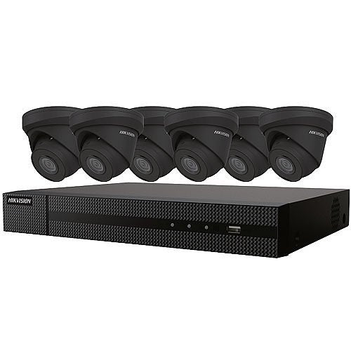 Hikvision IP Security Camera Kit 8 Channel 4K NVR with 6 x 4MP Turret Cameras EKI-K82T46 B