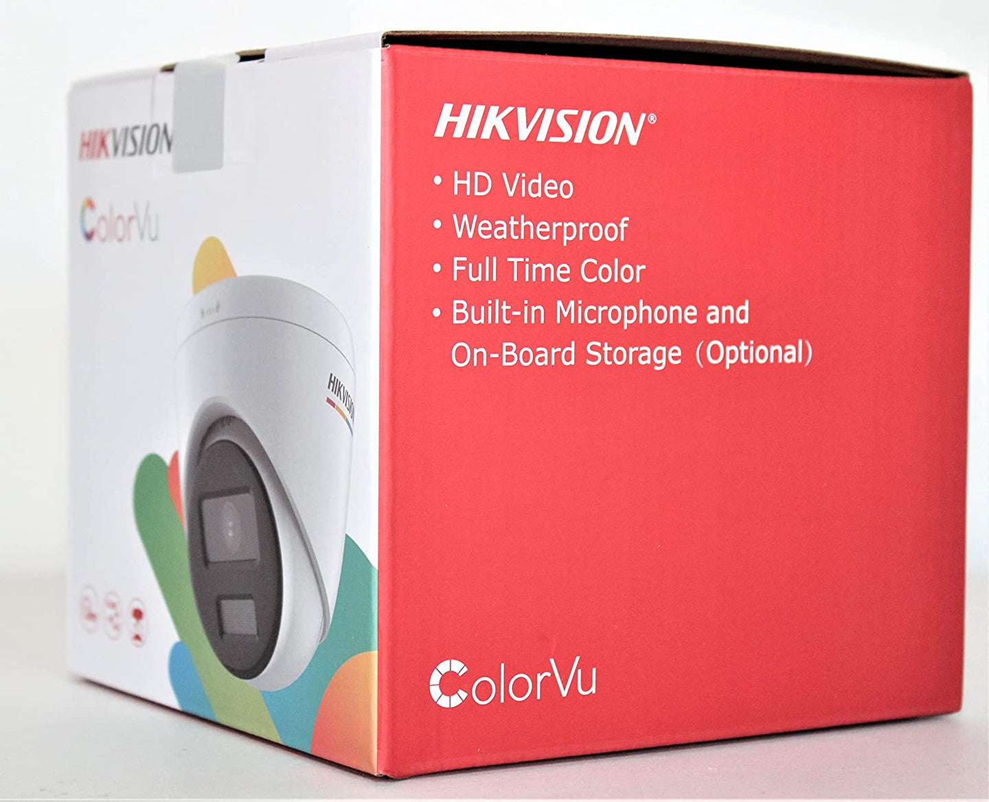 Hikvision ColorVu 4MP H.265+ PoE IP Camera Wide Angle 2.8mm Built-in MicroSD Slot & Built-in Mic