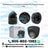 Custom Weatherproof Junction Box for Hikvision Turret ColorVu Cameras Only(Fits DS-2CD1347G2-LUF) – Available in White & Black