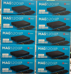 INFOMIR MAG-520 W3 WITH WIFI SET TOP BOX ( 10*1 )