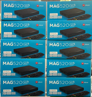 INFOMIR MAG-520 W3 WITH WIFI SET TOP BOX ( 10*1 )