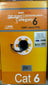 CAT6-1000: CMR SOLID 23AWG x 4C UTP CABLE 1000FT, 4 Colors