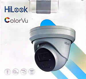 HiLook IPC-T249HA 4MP Wired PoE Security Camera | Smart AI Person/Vehicle Notifications, IP67, Spotlight Night Vision