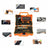 JAKEMY Tool Set / Tool Kit / Tool Box JM-8139 CR-V 47 in 1 Suction Cup / Sim Card Pin / Plastic Opening Tool / Stainless Knife / Metal Spudger / Curved Tweezers / Roller Opening Tool / Extension Bar / Magnetic Non-Slip Handle