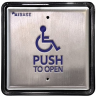 Hybrid Double Gang Push to Open Button Wireless & Wired | KIT-EB-510X