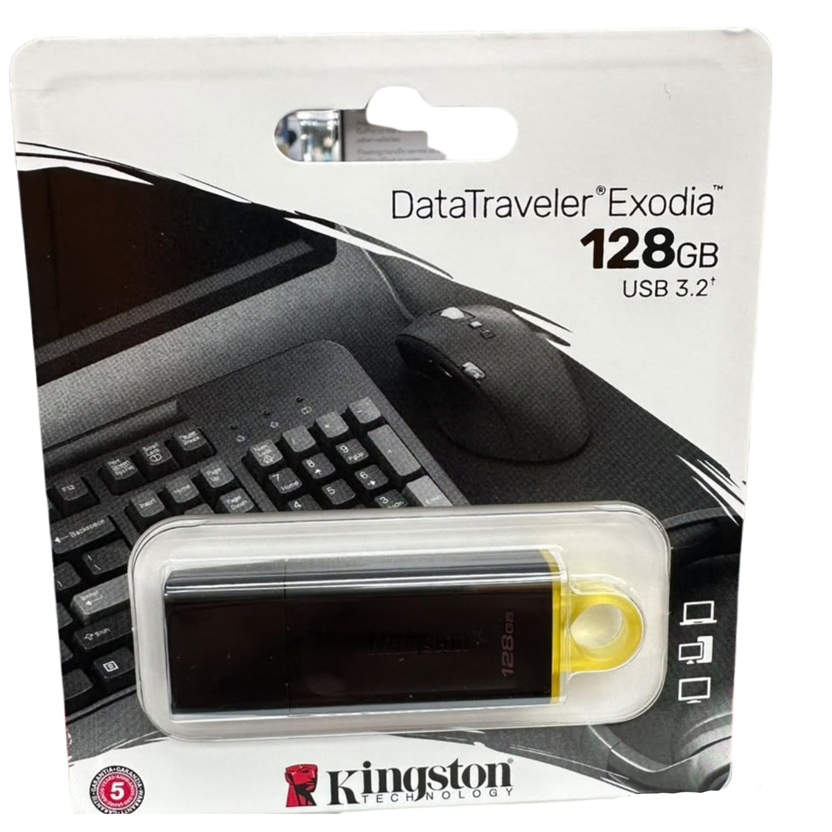 Kingston DataTraveler Exodia 128GB USB 3.2 Flash Drive DTX/128GB