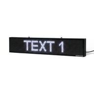 8" x 39" Ultra-Bright Red Programmable LED Storefront Sign - USB Control (Storefront Display)