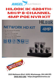 HiLook IK-6284TH-MH/P 8-Channel 4MP PoE NVR Kit