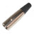 3‑Pin Male XLR Connectors – Silver & Gold Housing