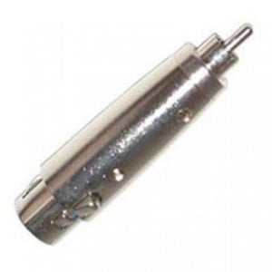 RCA Plug to 3‑Pin Female XLR Connector