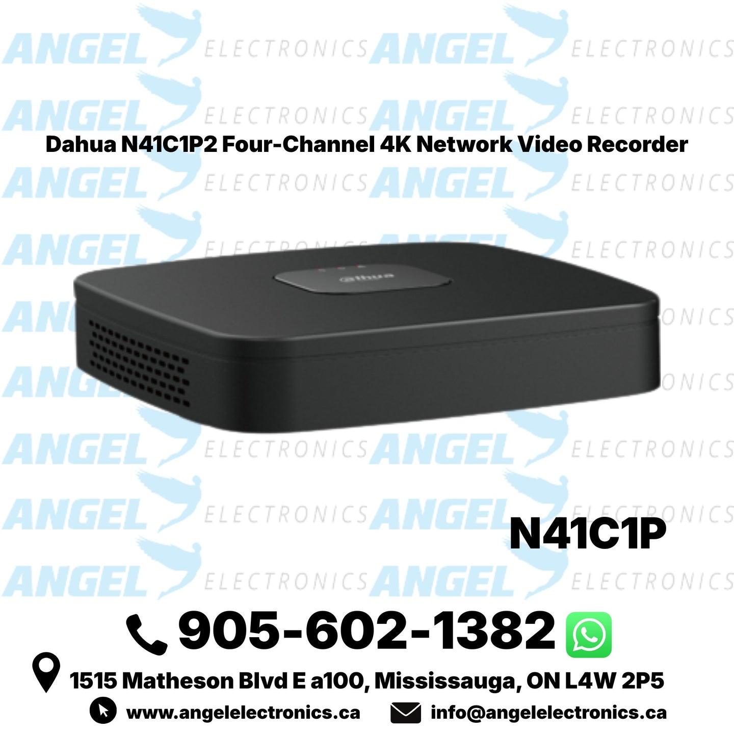 Dahua N41C1P2 4-Channel Network Video Recorder with 2TB/4TB