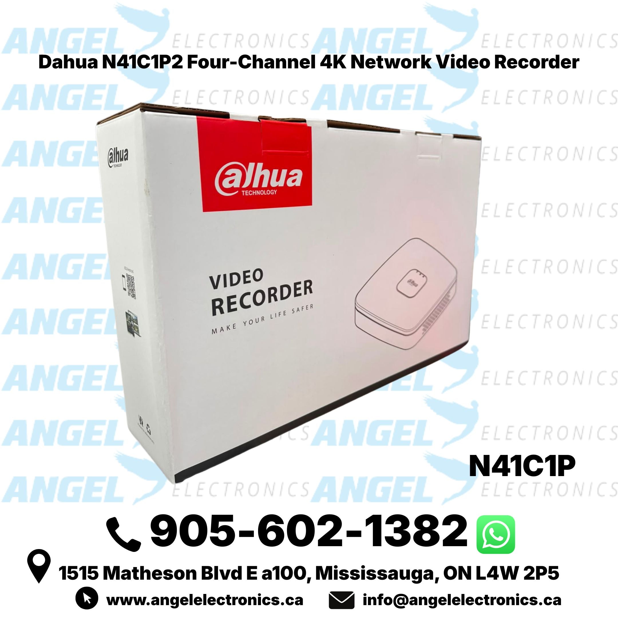 Dahua N41C1P2 4-Channel Network Video Recorder with 2TB/4TB