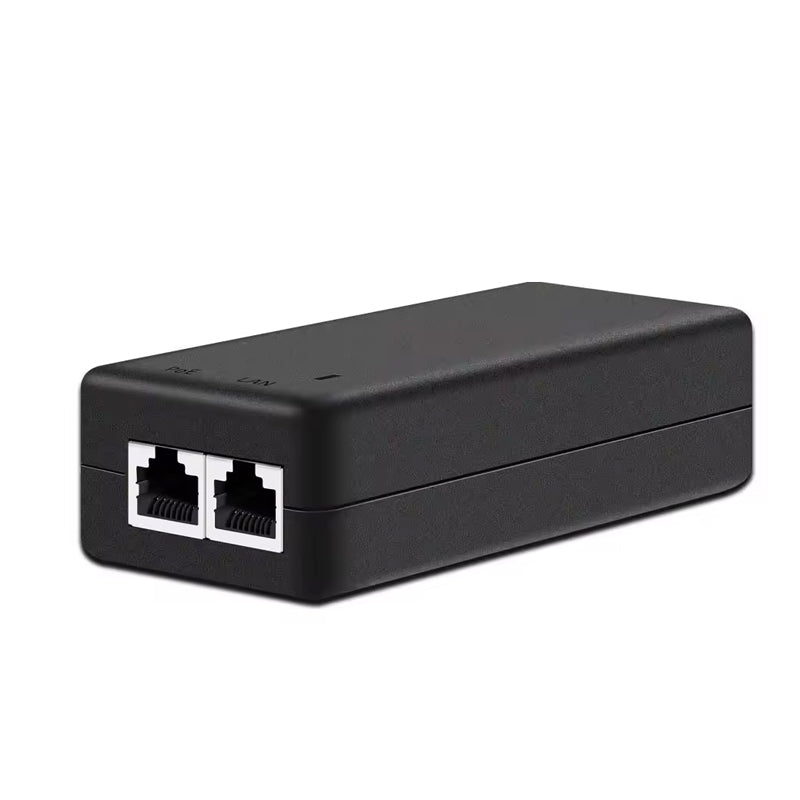 30W PoE+ Injector with 2.5 Gigabit ports Complies with IEEE802.3af/at standards