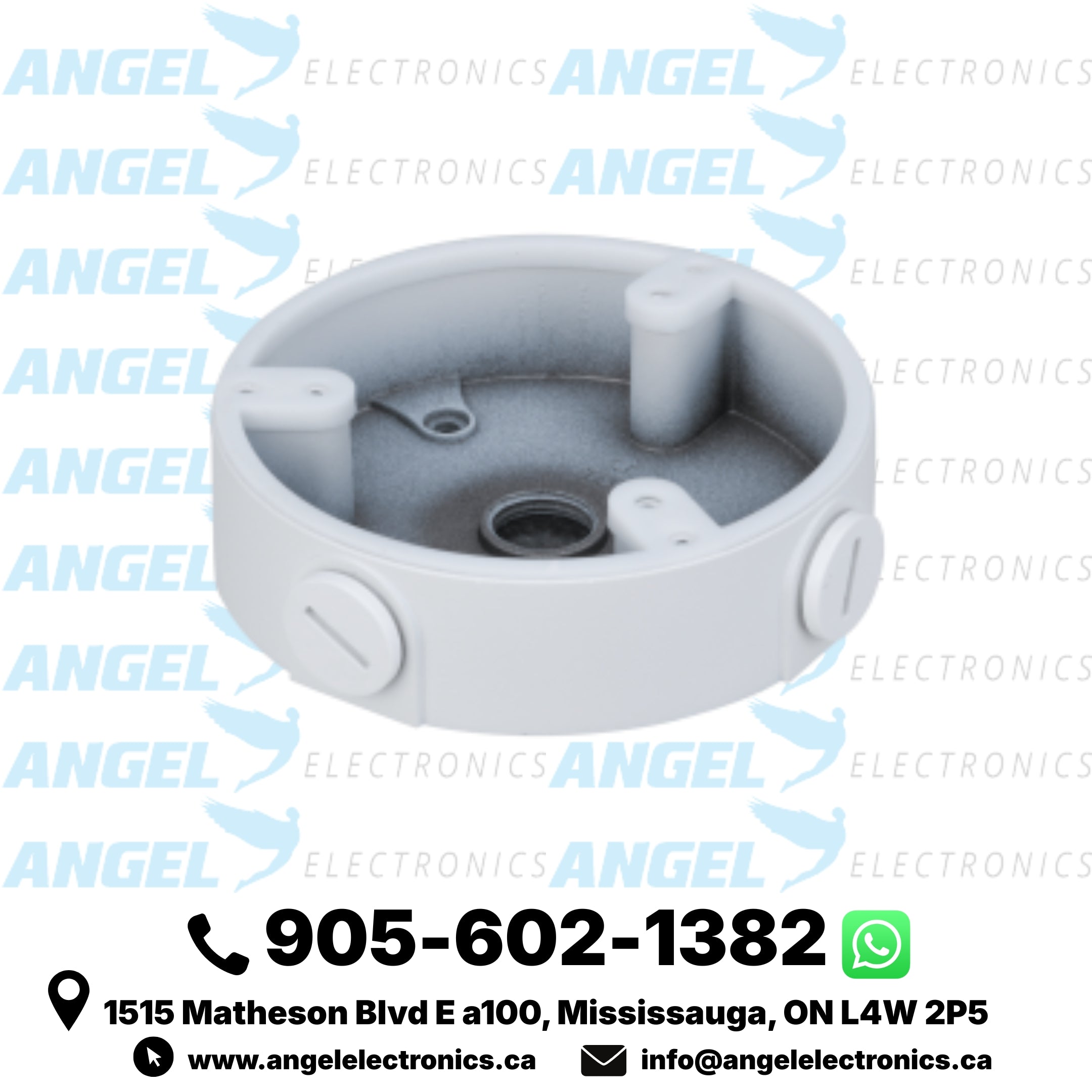 Dahua PFA137 Waterproof Aluminum Junction Box for Dome Security Cameras (White)