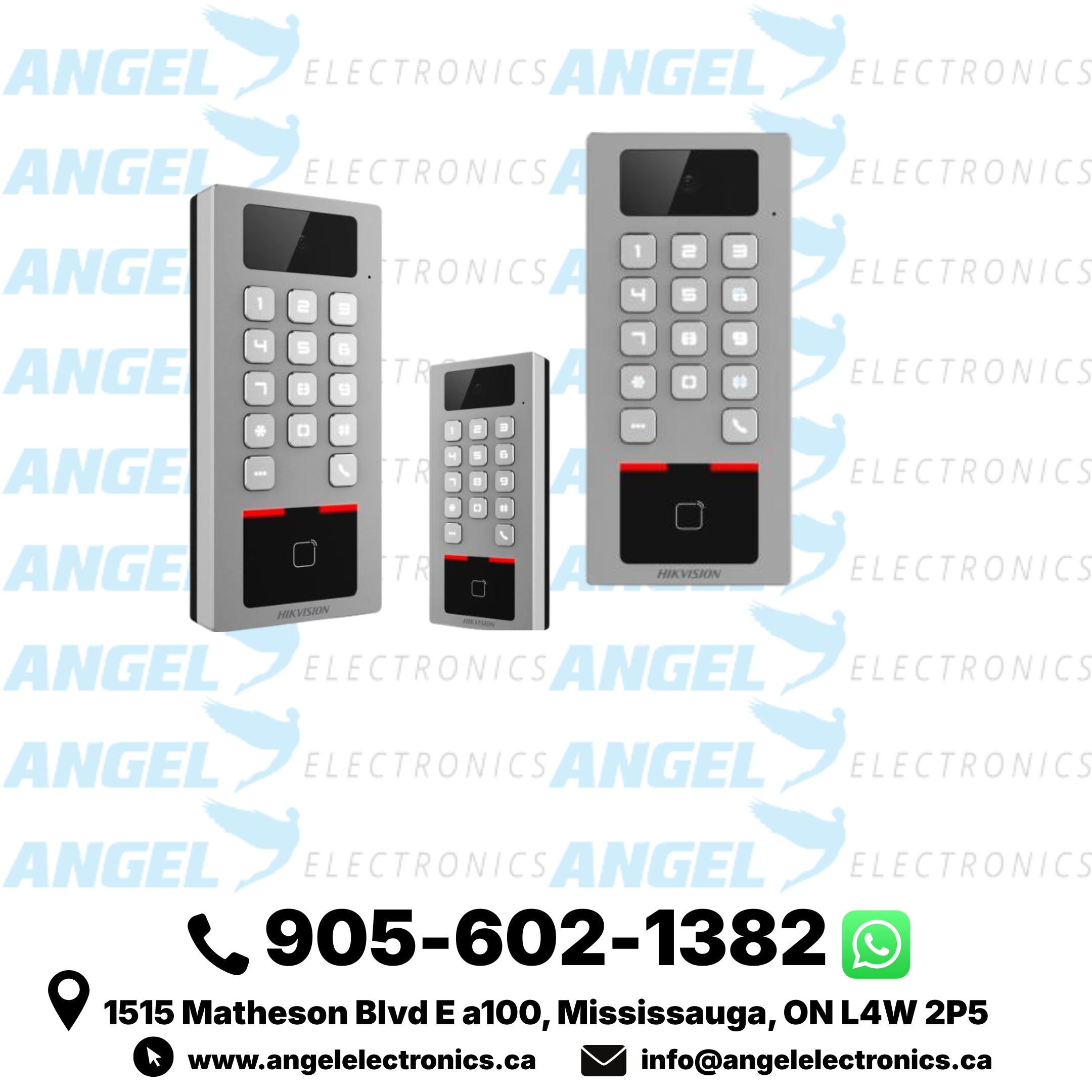 Hikvision DS-K1T502DBWX-C Access Control Terminal with Video Intercom, Wi-Fi, SIP & Hik-Connect