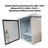 Outdoor Electrical Enclosure Box 400 × 500 × 280mm (15.75 × 19.69 × 11.02") – Weatherproof Metal Control Cabinet