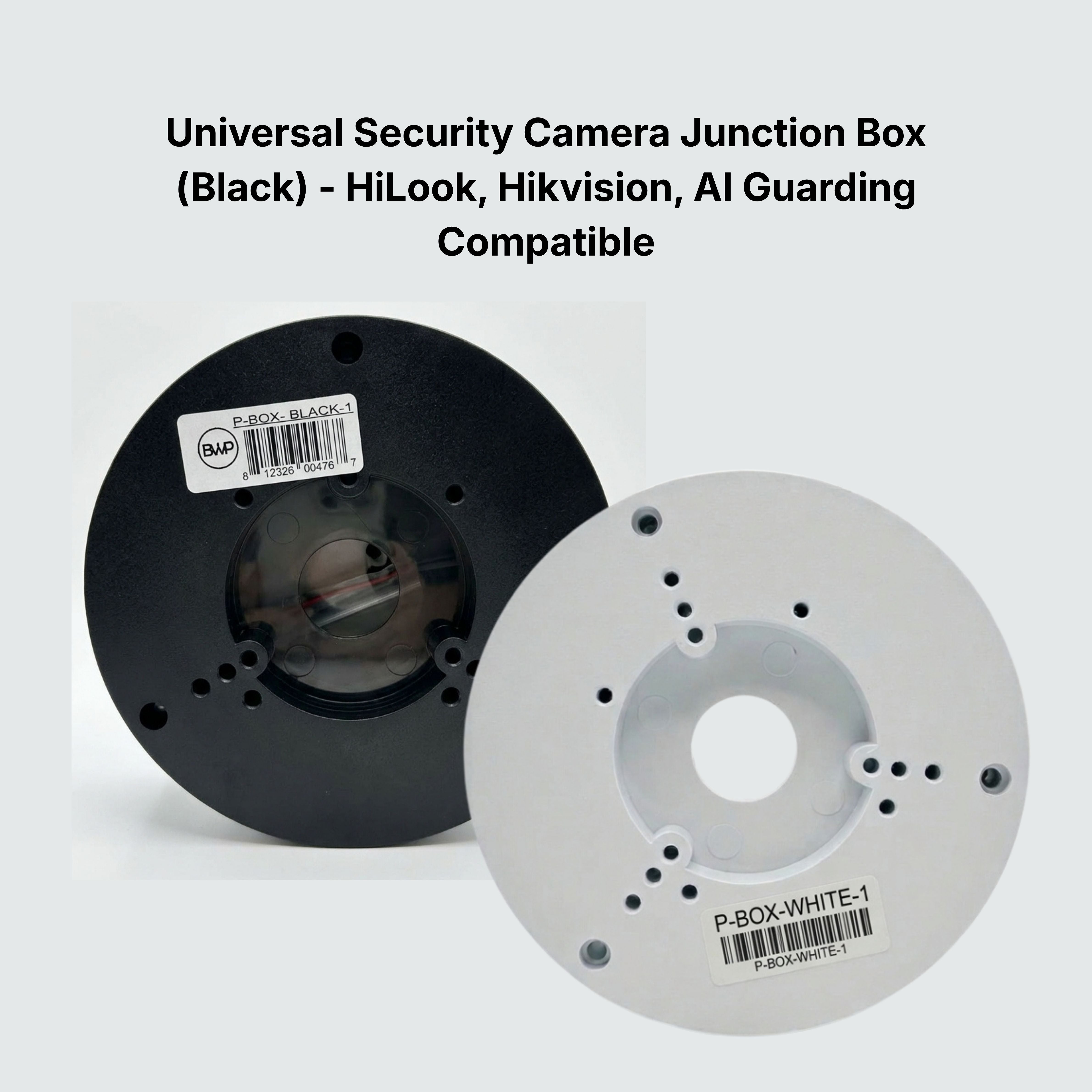 Universal Security Camera Junction Box - HiLook, Hikvision, AI Guarding Compatible