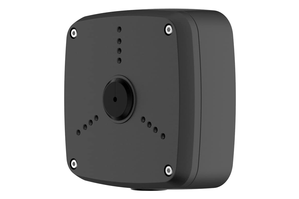 PFA122 Water-Proof Aluminum Junction Box for Dahua Bullet Security Cameras, BLACK