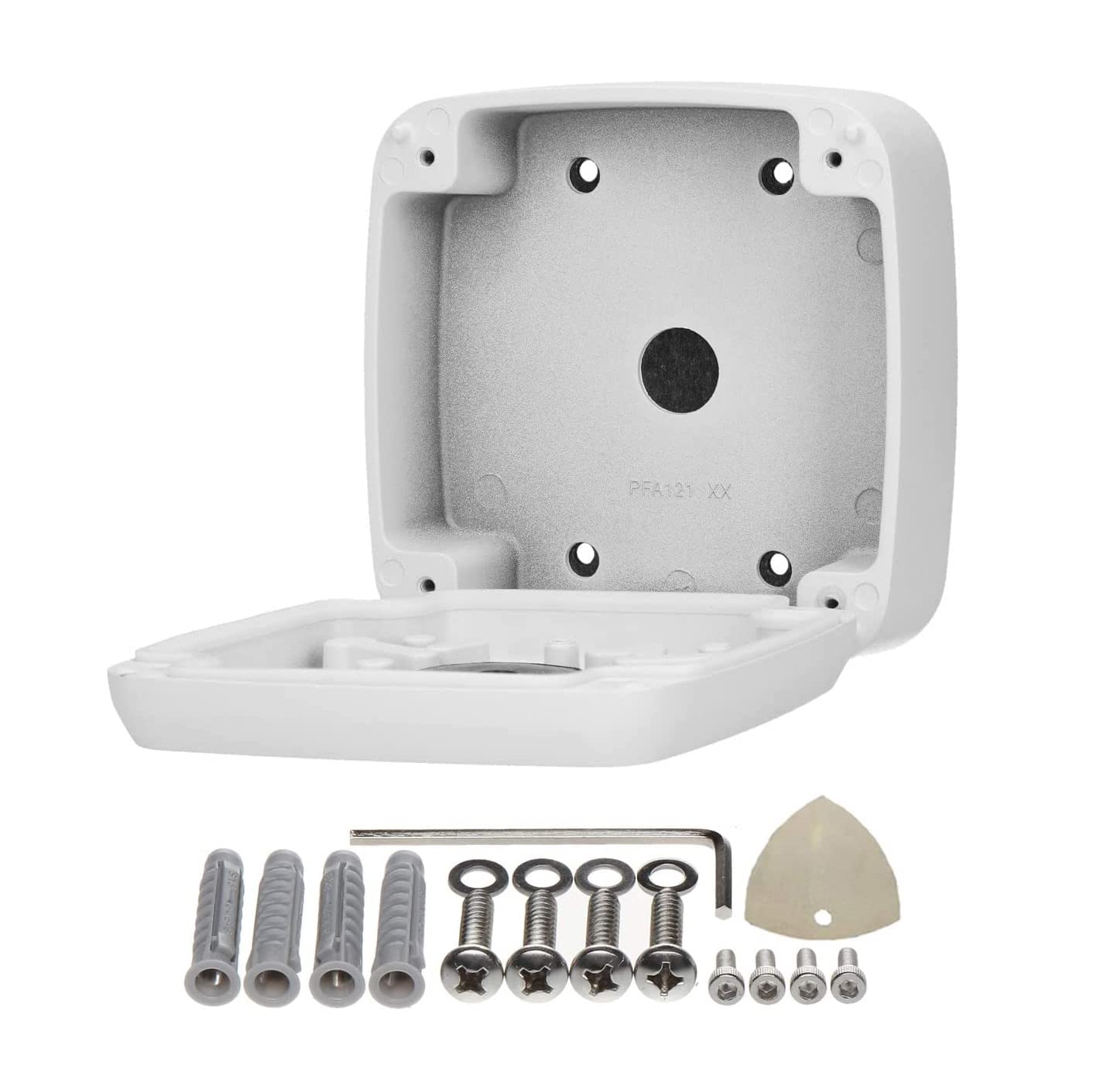 PFA122 Water-Proof Aluminum Junction Box for Dahua Bullet Security Cameras, White