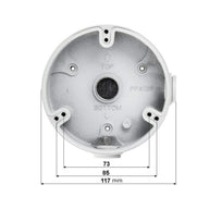 PFA136 Junction Box for Dahua IP Dome and Eyeball Camera, Whtie