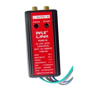 2-Channel HI Level To Low Level Converter with 12V Remote Turn-On