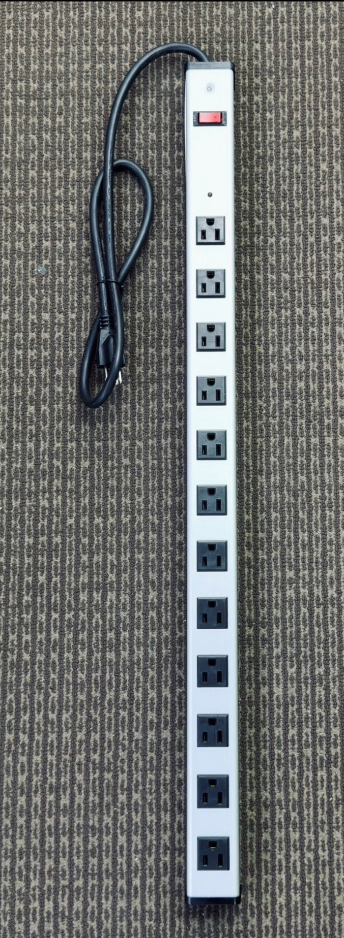 12 Outlet Surge Protector, Power Bar, Power Strip with 3 Feet Cord 125V/15A, Certified UL cULus