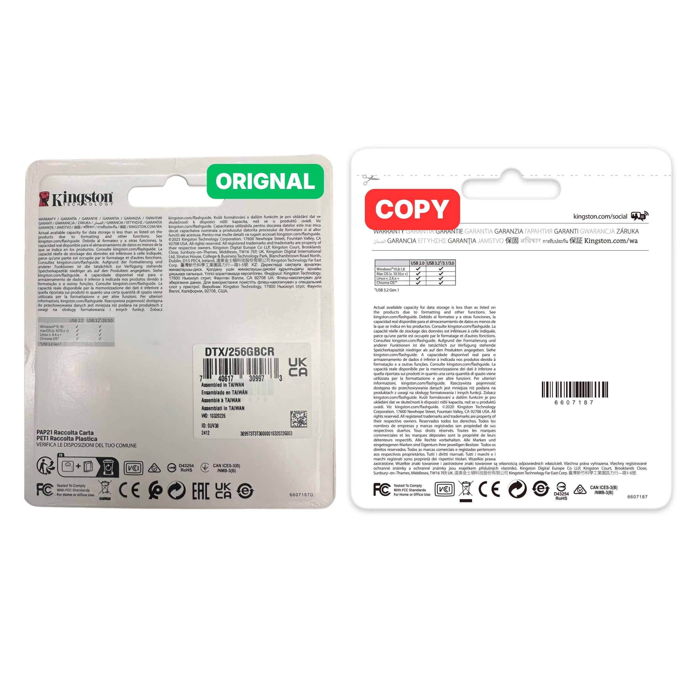 Kingston DataTraveler Exodia 256GB USB 3.2 Gen 1 Flash Drive DTX/256GB