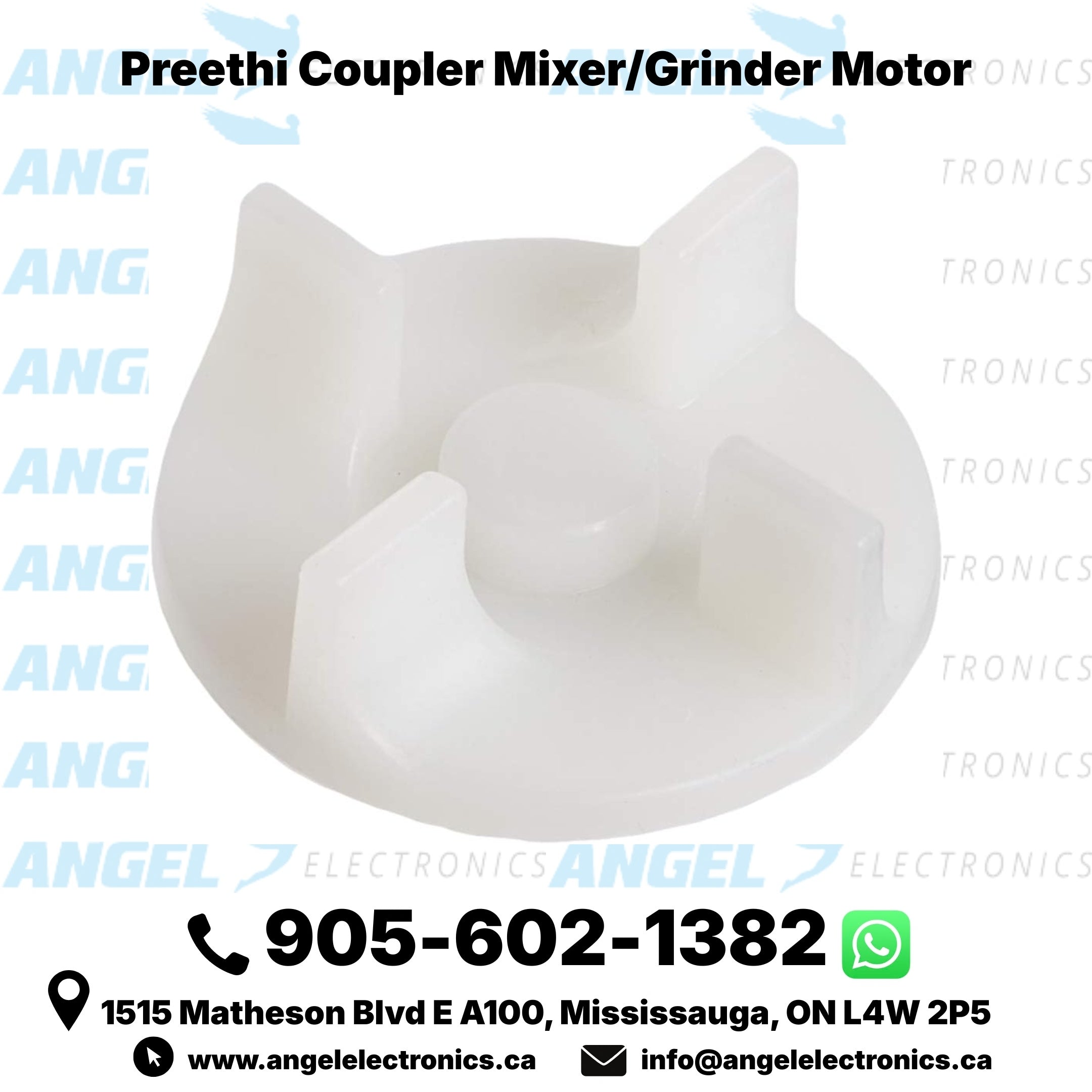 Preethi Mixer/Grinder Motor Coupler – Replacement Coupler for Eco Plus, Eco Twin & Chef Pro