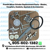Preethi Mixer Grinder Replacement Parts – Blades, Couplers, Gaskets, Spatula & Accessories