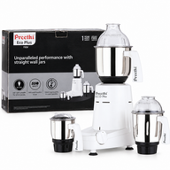 Preethi Eco Plus MG-138 Mixer Grinder – 550W, 110V, 3 Stainless Steel Jars, USA & Canada