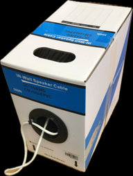 BSC162WH  500 ft. 16 AWG Speaker Wire - 2 Conductor