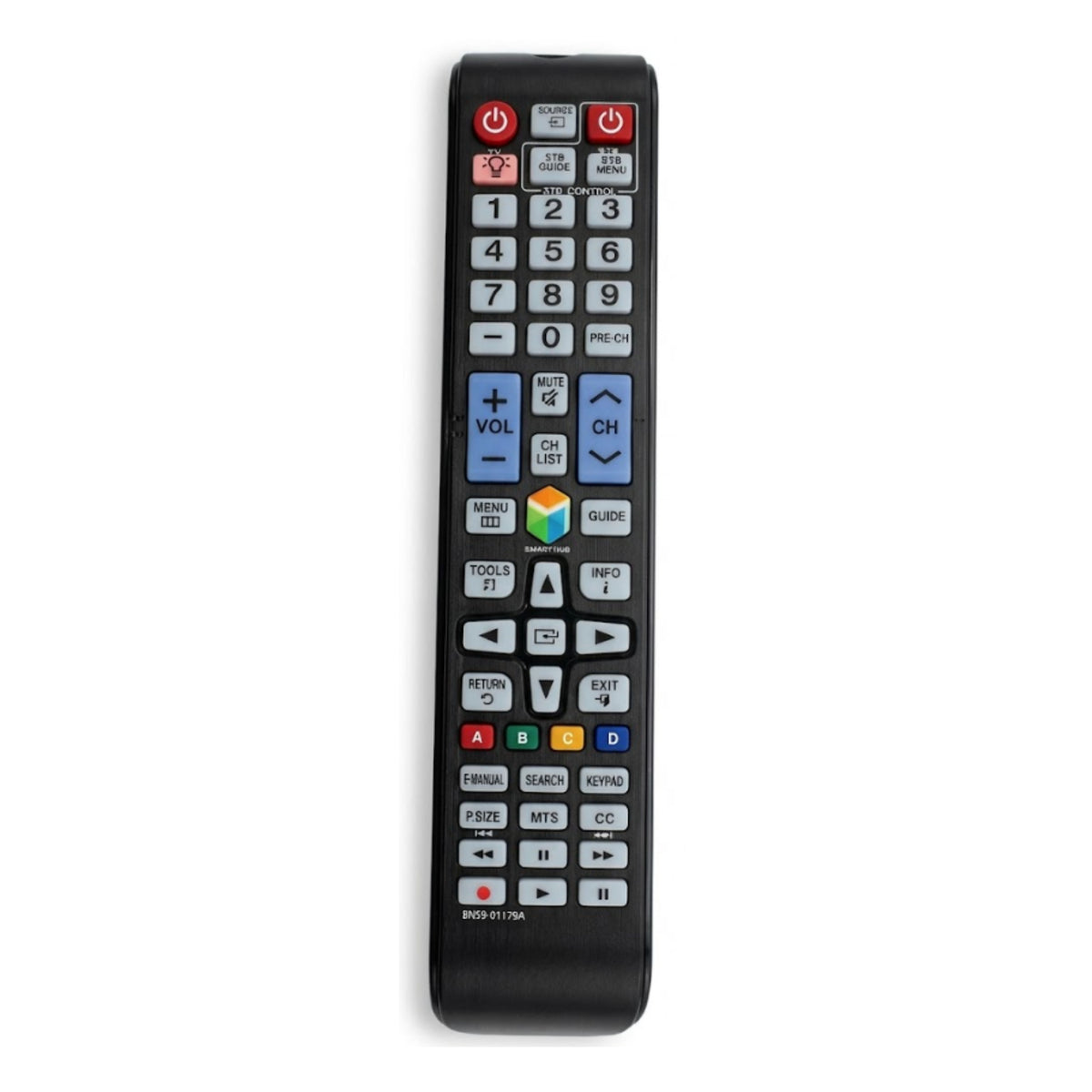 Samsung Smart TV Replacement Remote Control – LED/LCD TV Remote with Smart Hub, Guide, Menu & Volume Controls