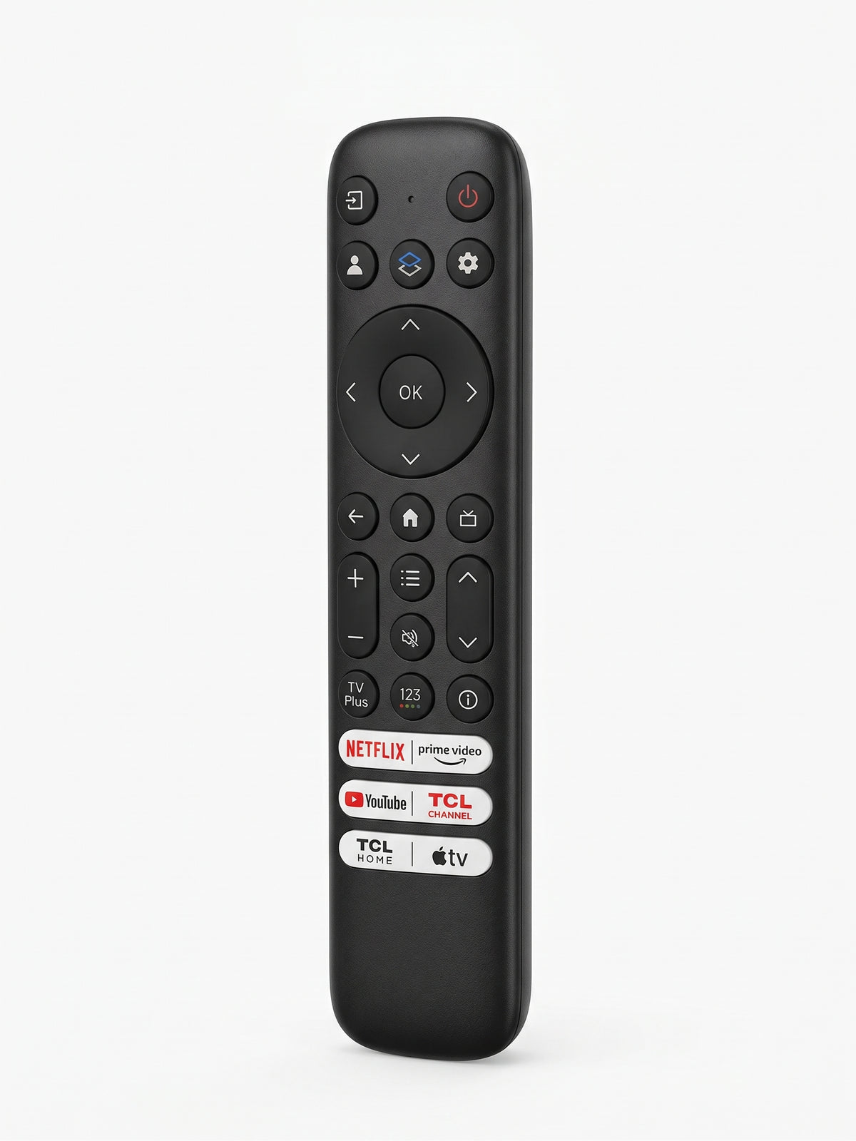 TCL Smart TV Remote Control with Netflix, Prime Video, YouTube & Apple TV Buttons