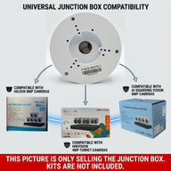 Universal Security Camera Junction Box - HiLook, Hikvision, AI Guarding Compatible