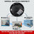 Universal Plastic Security Camera Junction Box Without Cover – Black & White | Hikvision, HiLook & AI Guarding Compatible