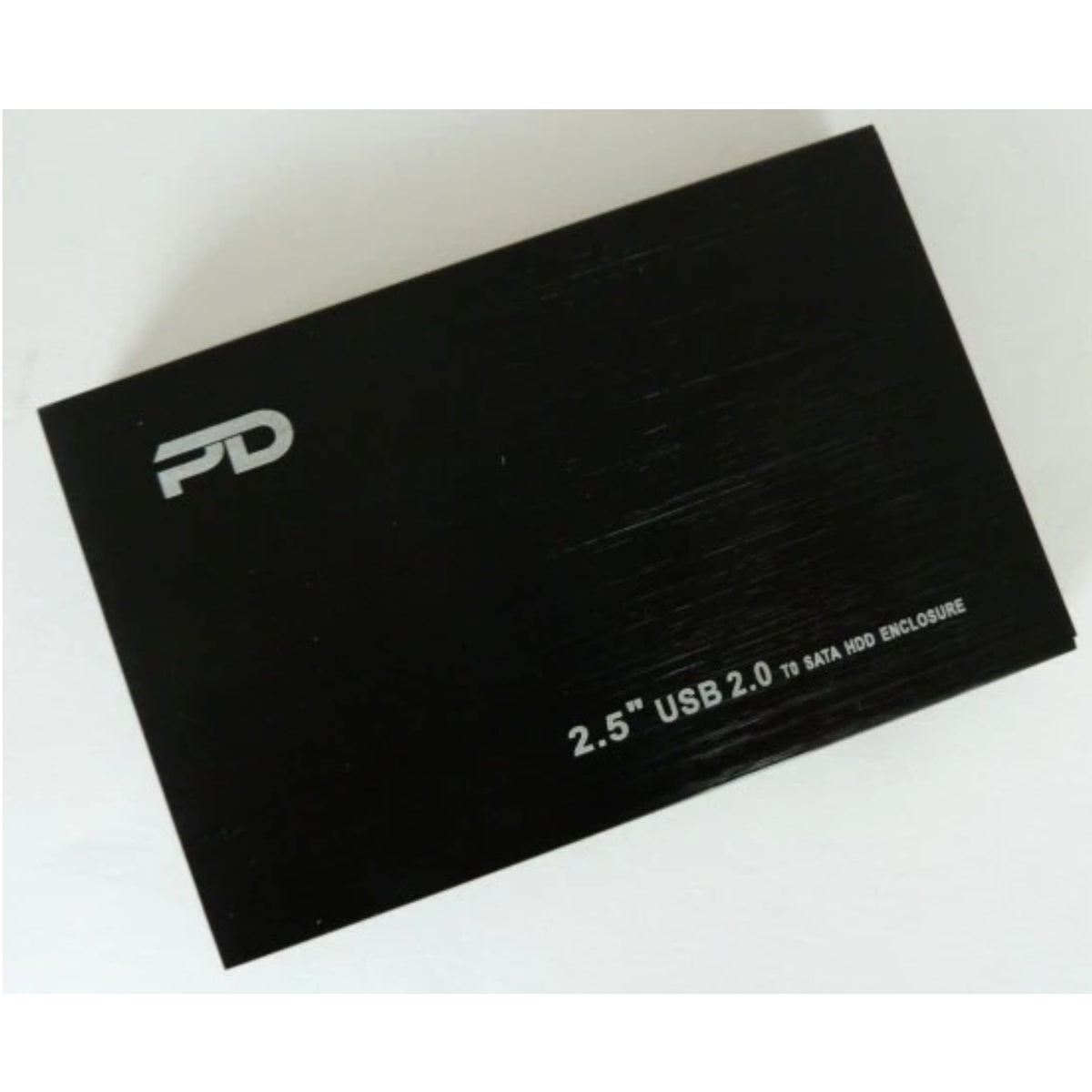 2.5-Inch USB 2.0 to SATA HDD/SSD External Enclosure – Aluminum Cover