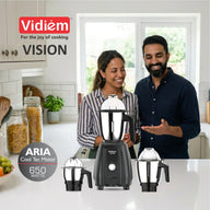 Vidiem Vision Pro 650W Mixer Grinder – 110V, UL Certified, 3 Stainless Steel Jars