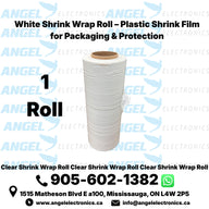 Shrink Wrap Roll – Clear, Black & White Plastic Shrink Film for Packaging & Protection