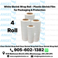 Shrink Wrap Roll – Clear, Black & White Plastic Shrink Film for Packaging & Protection