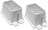 Arlington BE1-5 Electrical Outlet Box Extender, 1-Gang, White 5 pack