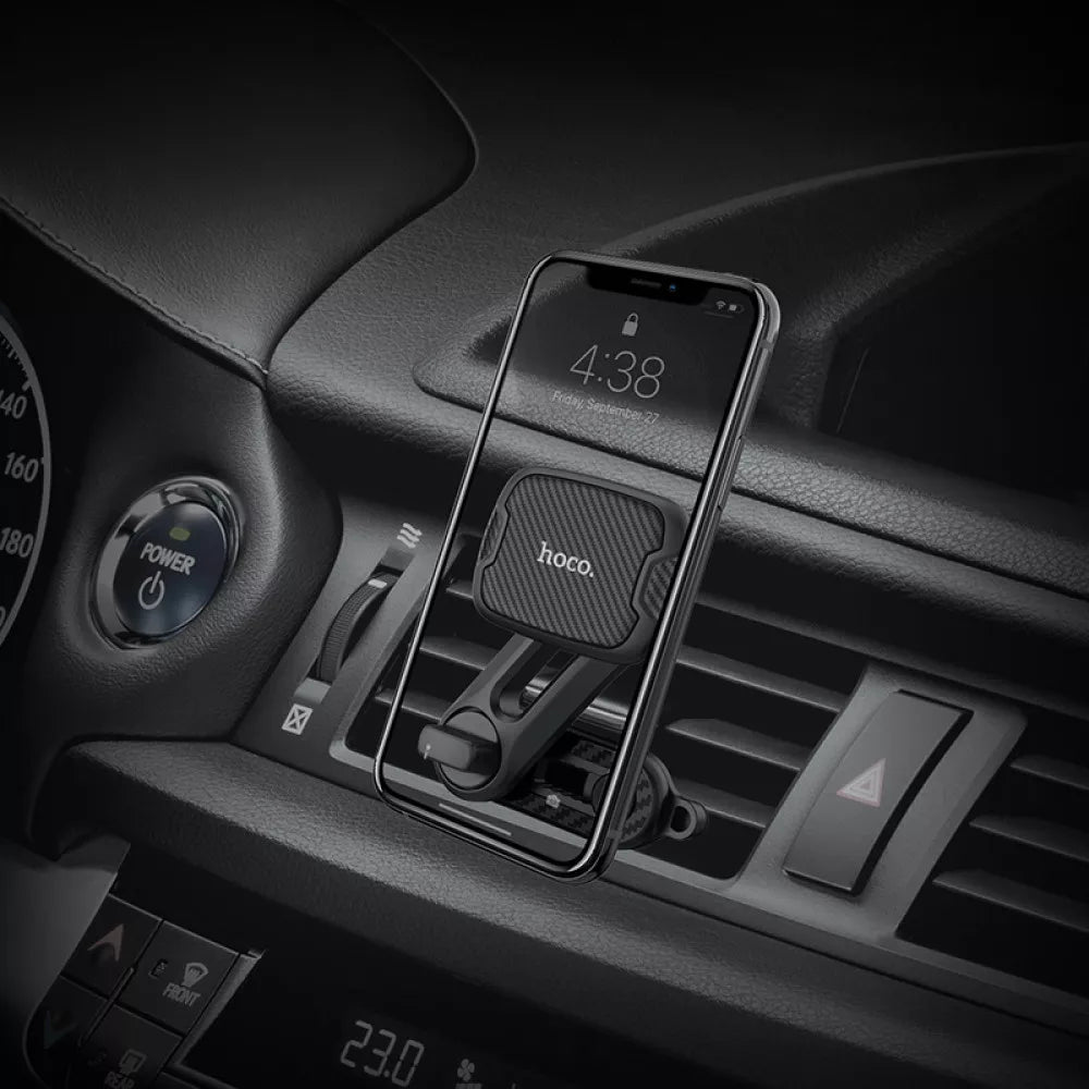 HOCO CA68 Super Magnetic Double Vent Car Phone Holder | Universal In-Car Mobile Mount