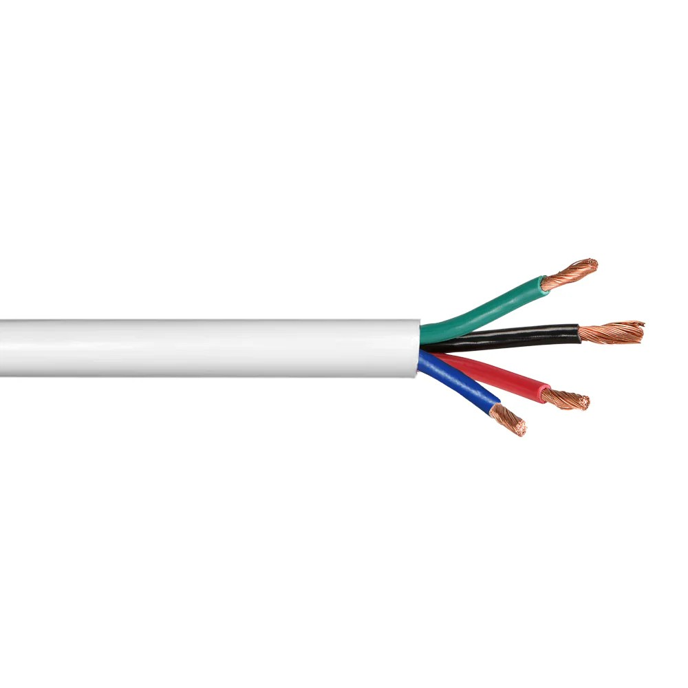 14 AWG In-Wall Rated Speaker 4-Wire - 500 ft/150 m (White)