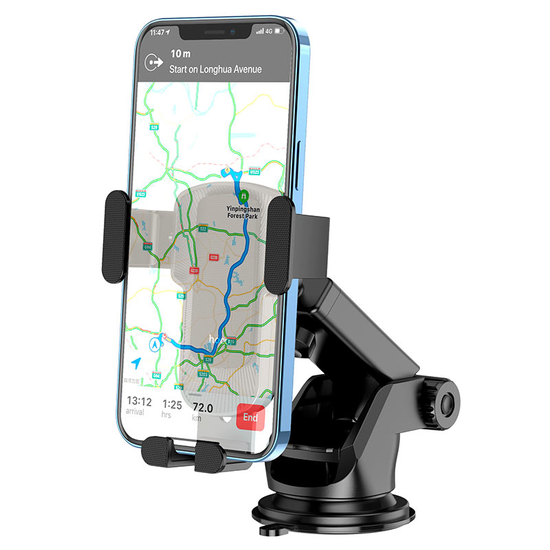CA104 Telescopic Car Phone Holder | Windshield & Dashboard Mount for 4.5–7 Inch Smartphones