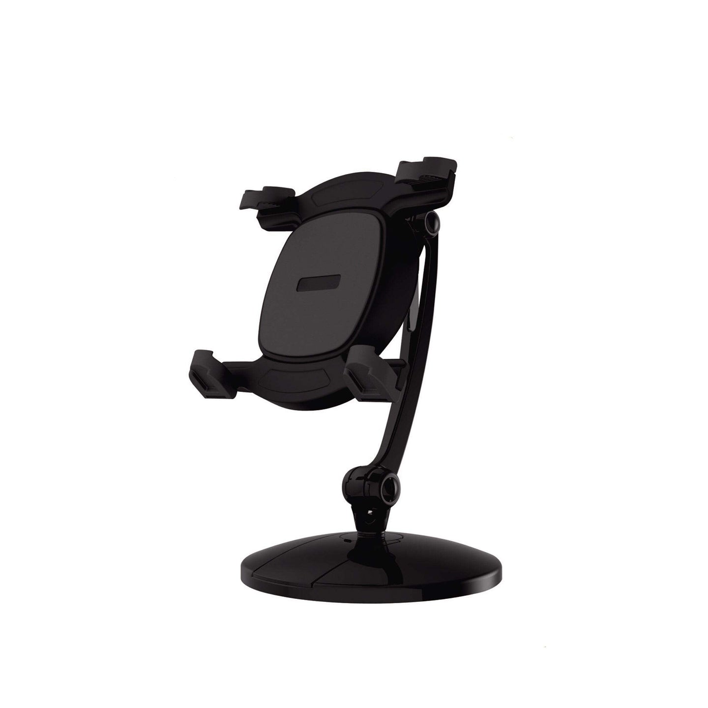 TygerClaw Foldable Tablet Stand for 7"–12" Tablets – 360° Rotating Adjustable Holder (Black)