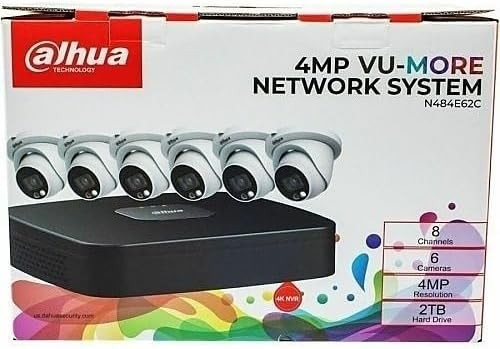 Dahua N484E62C 4MP  Night Color (VU-More Color) Security System