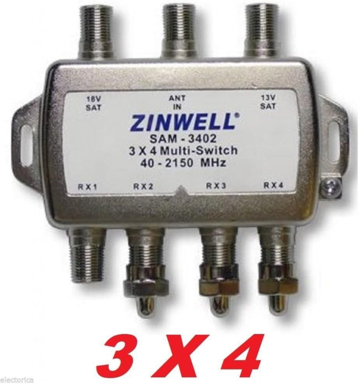 Zinwell 3x4 Multi-Switch