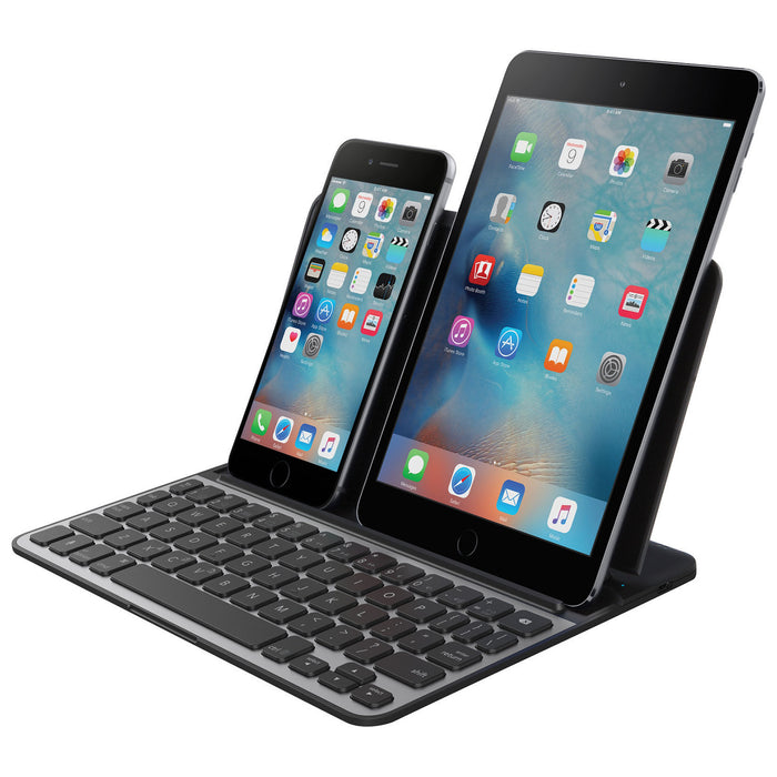 Belkin ultra-versatile wireless Mobile or Tablet Keyboard - Black - English [Refurbished]