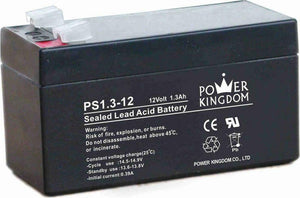 12V/1.3Ah Rechargeable Sealed Lead Acid Battery for Security Alarms
